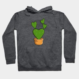 Heart Shaped Cactus Hoodie